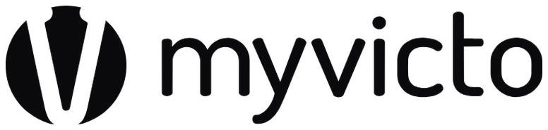Myvicto logo on light