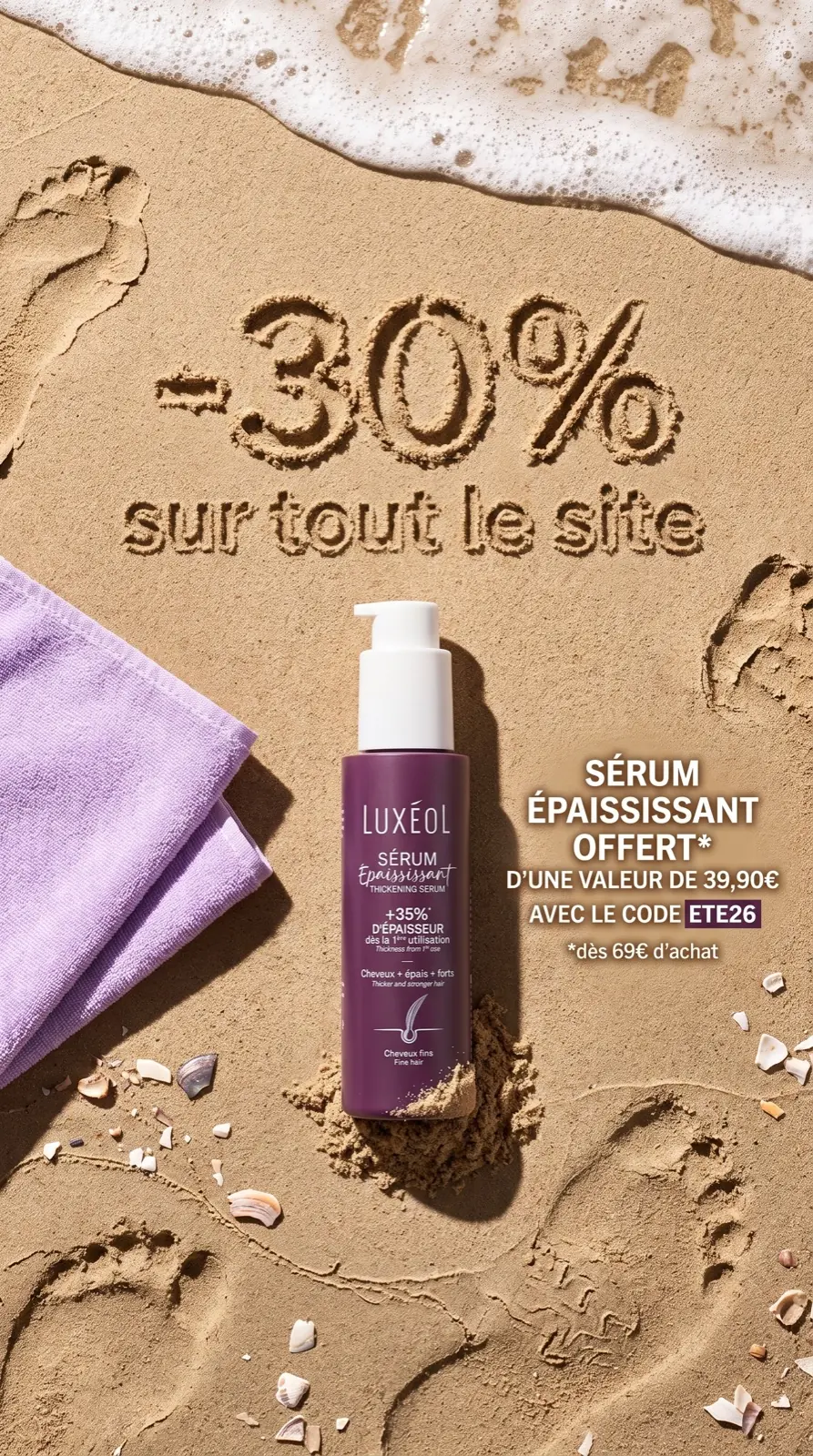 Luxéol static ad