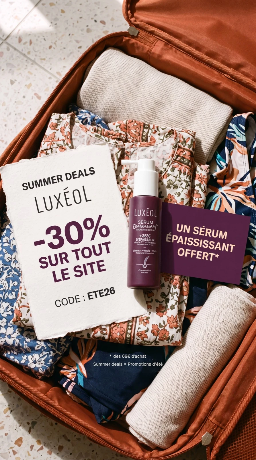 Luxéol static ad